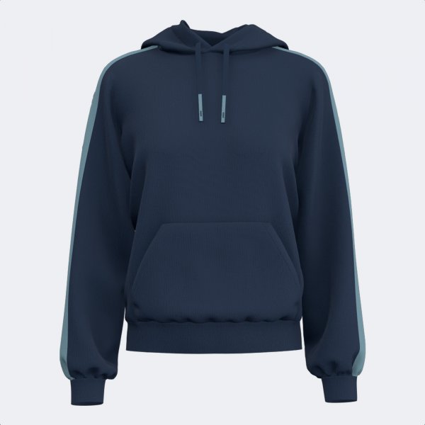 Γυναικεία φούτερ URBAN AESTHETICS HOODIE NAVY BLUE SKY BLUE NAVY-SKY BLUE