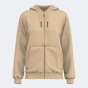 Γυναικεία φούτερ URBAN AESTHETICS ZIP-UP HOODIE μπεζ