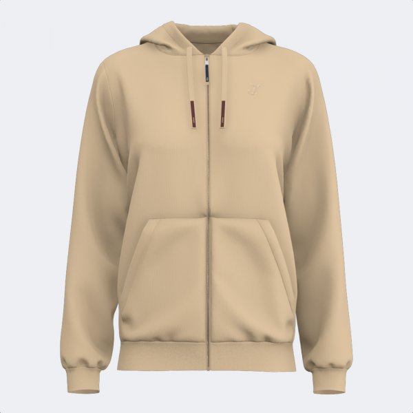 Γυναικεία φούτερ URBAN AESTHETICS ZIP-UP HOODIE μπεζ