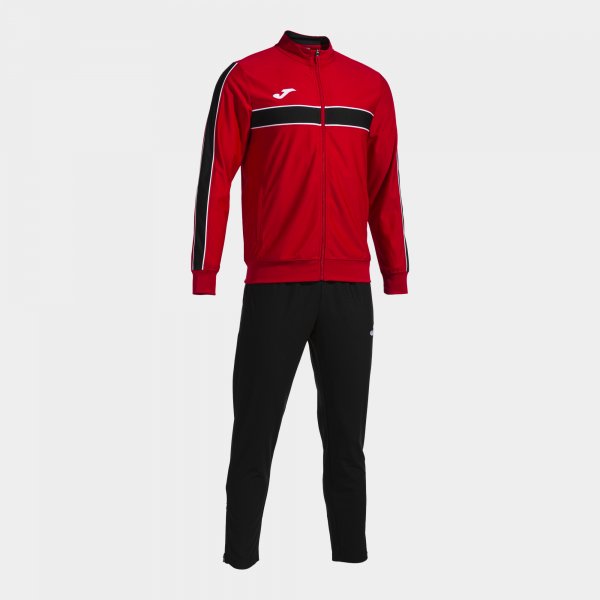 Σετ / σύνολο VICTORY TRACKSUIT MEDIUM κόκκινο μαύρο