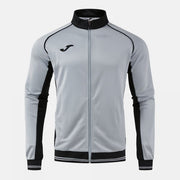 VINTAGE ECO RETRO FULL ZIP SWEATSHIRT GRAY BLACK GREY-BLACK