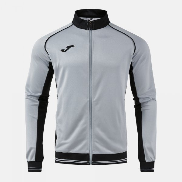 VINTAGE ECO RETRO FULL ZIP SWEATSHIRT GRAY BLACK GREY-BLACK