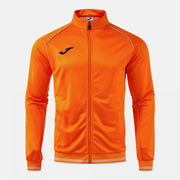 VINTAGE ECO RETRO FULL ZIP SWEATSHIRT ORANGE GRAY ORANGE