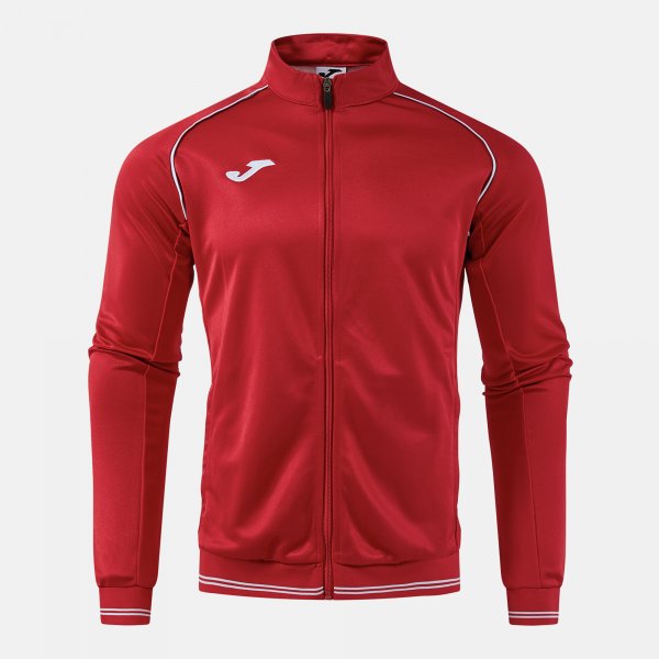 Φούτερ VINTAGE ECO RETRO FULL ZIP SWEATSHIRT κόκκινο-γκρι