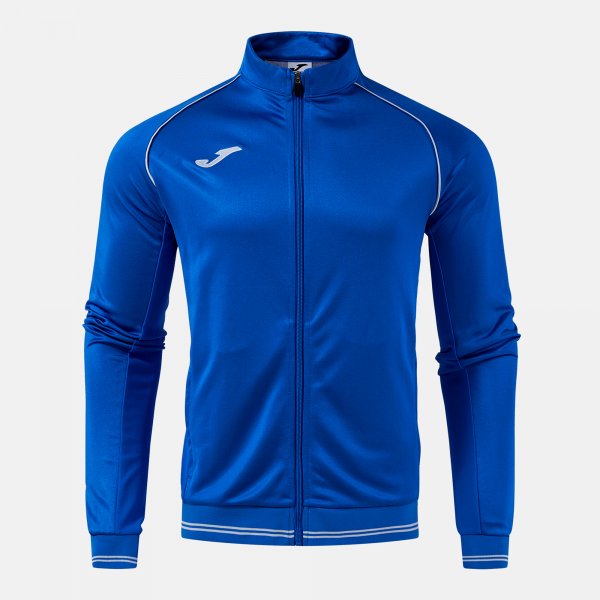 VINTAGE ECO RETRO FULL ZIP SWEATSHIRT ROYAL BLUE GRAY ROYAL-GREY