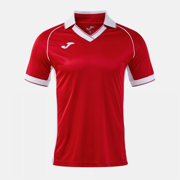 VINTAGE ECO RETRO SHORT SLEEVE T-SHIRT RED WHITE RED-WHITE