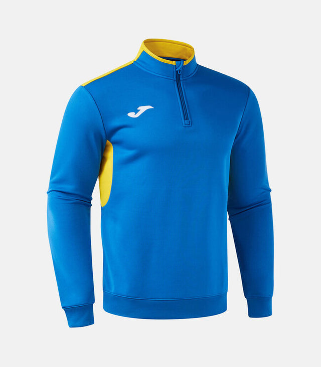 Φούτερ WINNER IV SWEATSHIRT σκούρο ναυτικό μπλε - γαλάζιο κίτρινο
