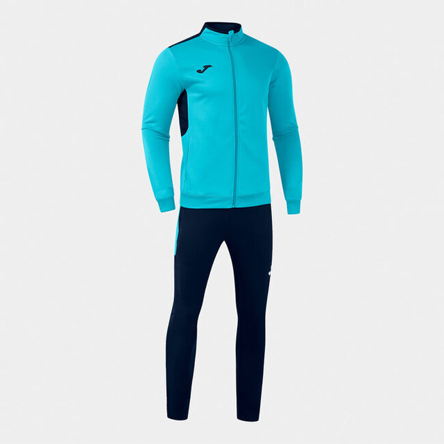 Σετ / σύνολο WINNER IV TRACKSUIT σκούρο ναυτικό μπλε - φθορίζον τιρκουάζ