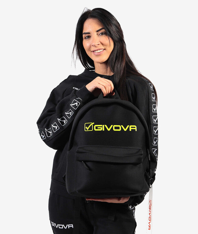 ZAINO FUTURO NEOPRENE NERO/GIALLO FLUO